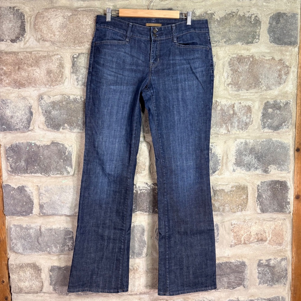 Gap 1969 Limited Edition Dark Wash Bootcut Jeans 10L Double Button Flap Pocket
